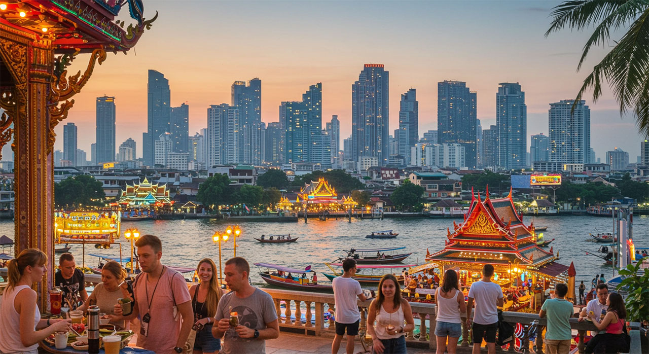 Tourist attractions in Bangkok and Pattaya